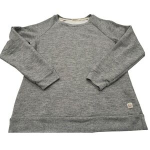 MARINE LAYER Men's Medium Gray Raglan Crewneck Sweatshirt, soft Size S